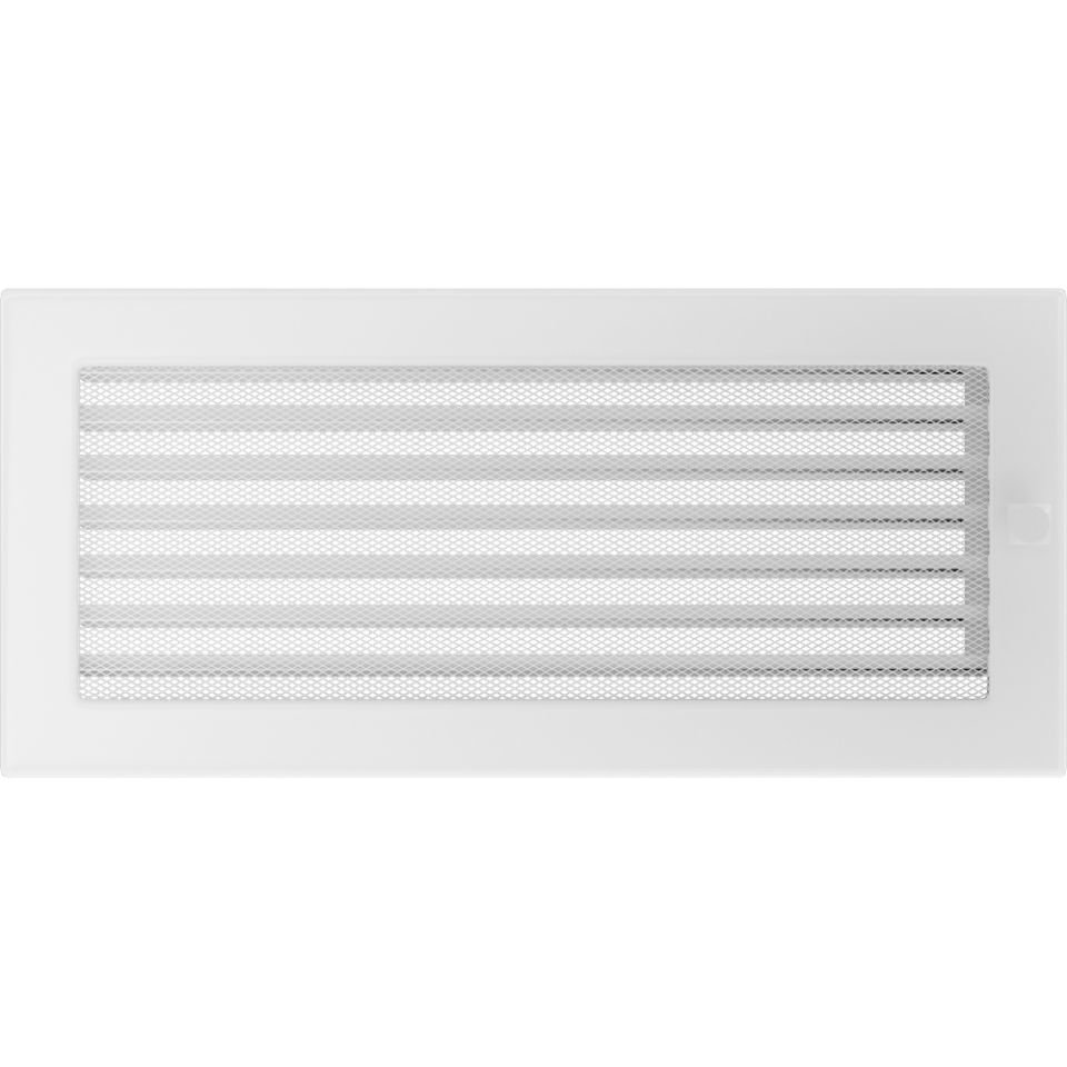 Решетка вентиляционная белая 17х37 с жалюзи