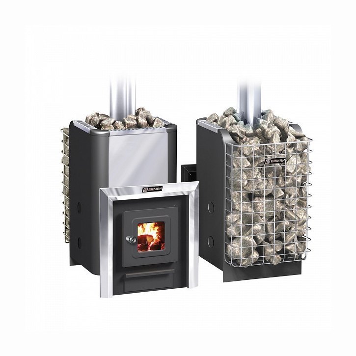 Дровяная печь для бани Ермак-Элит 12 С 