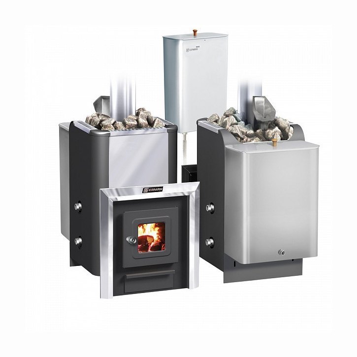 Дровяная печь для бани Ермак-Элит 12 С 