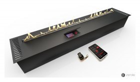 Биокамин автоматический ZeFire M 1400 с ДУ