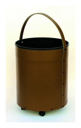 Дровница на колесиках Comex 50.040M (кожа коричневая)