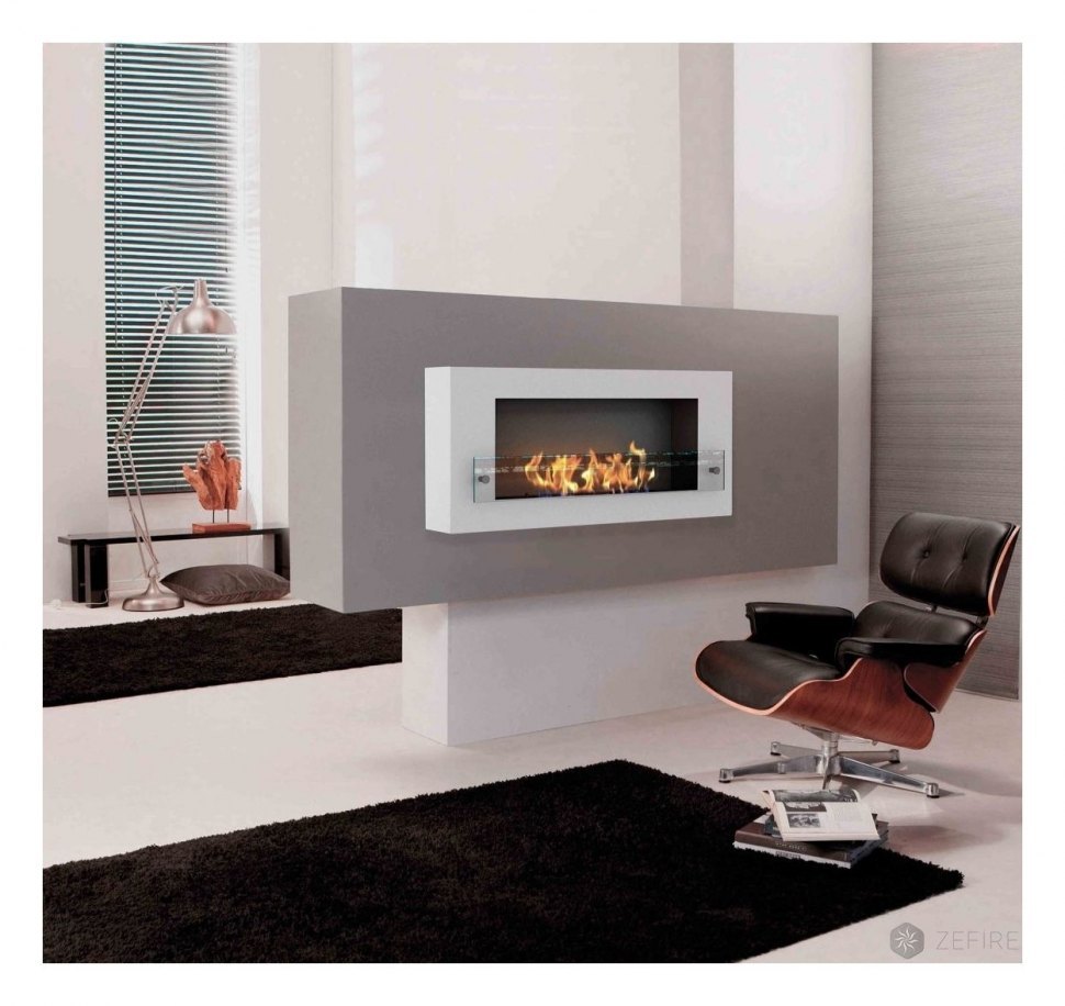 Биокамин ZeFire Orion 900 с белой рамкой