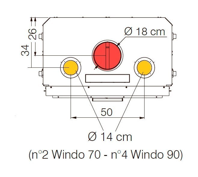 Каминная топка Edilkamin Windo 90 N, Nero