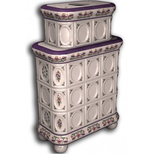 Каминная облицовка КимрПечь Медальон центральная двухъярусная Ирисы