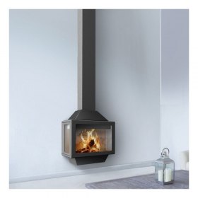 Камин ARIADNA FRONTAL, подвесной, чёрный (Traforart)