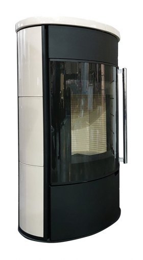 Камин Экокамин ТОРОНТО майолика кремовая