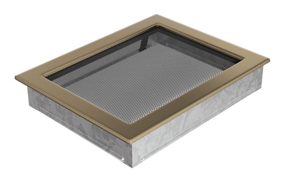 Решетка вентиляционная латунь гальваника 22х30