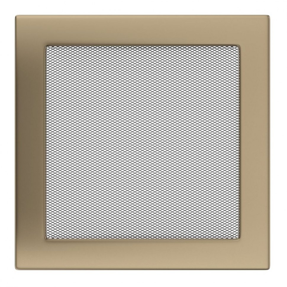Решетка вентиляционная латунь гальваника 22х22