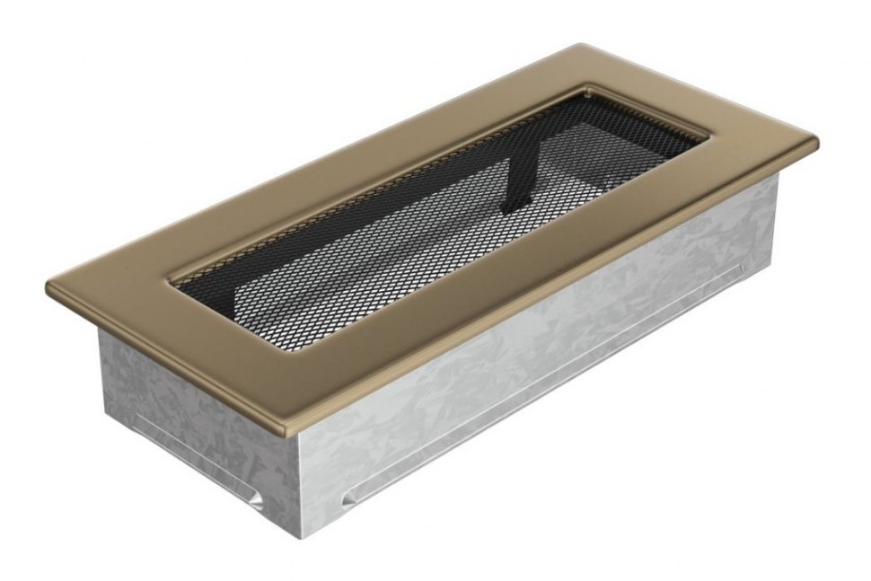 Решетка вентиляционная латунь гальваника 11х24