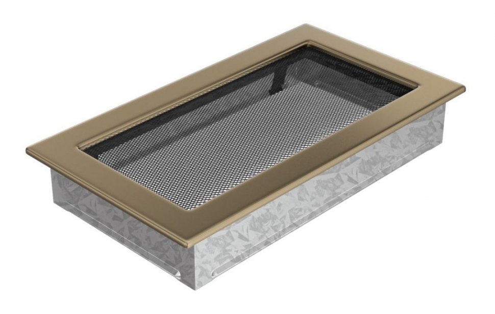 Решетка вентиляционная латунь гальваника 17х30