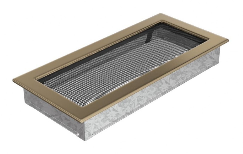 Решетка вентиляционная латунь гальваника 17х37