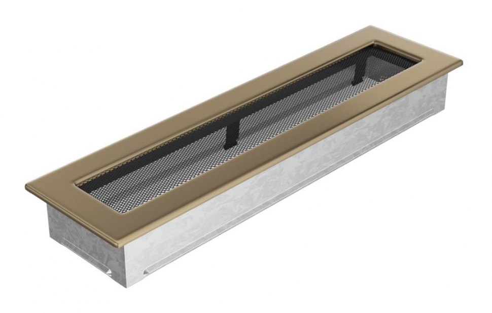 Решетка вентиляционная латунь гальваника 11х42
