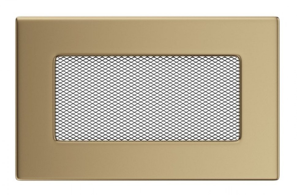 Решетка вентиляционная латунь гальваника 11х17