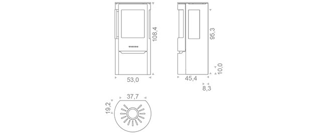Печь-камин WIKING LUMA 3