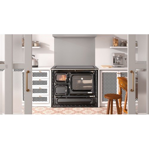 Печь отопительно-варочная Hergom Deva 100 N, латунная