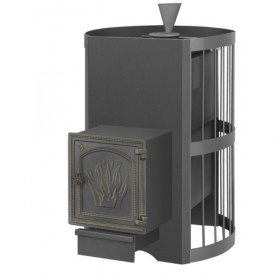 Дровяная печь для бани Везувий Скиф п/г стандарт (ДТ-4)