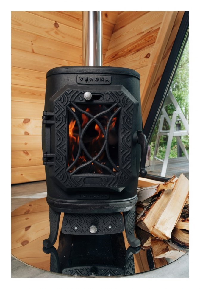 Чугунная печь Теплодар Verona 200