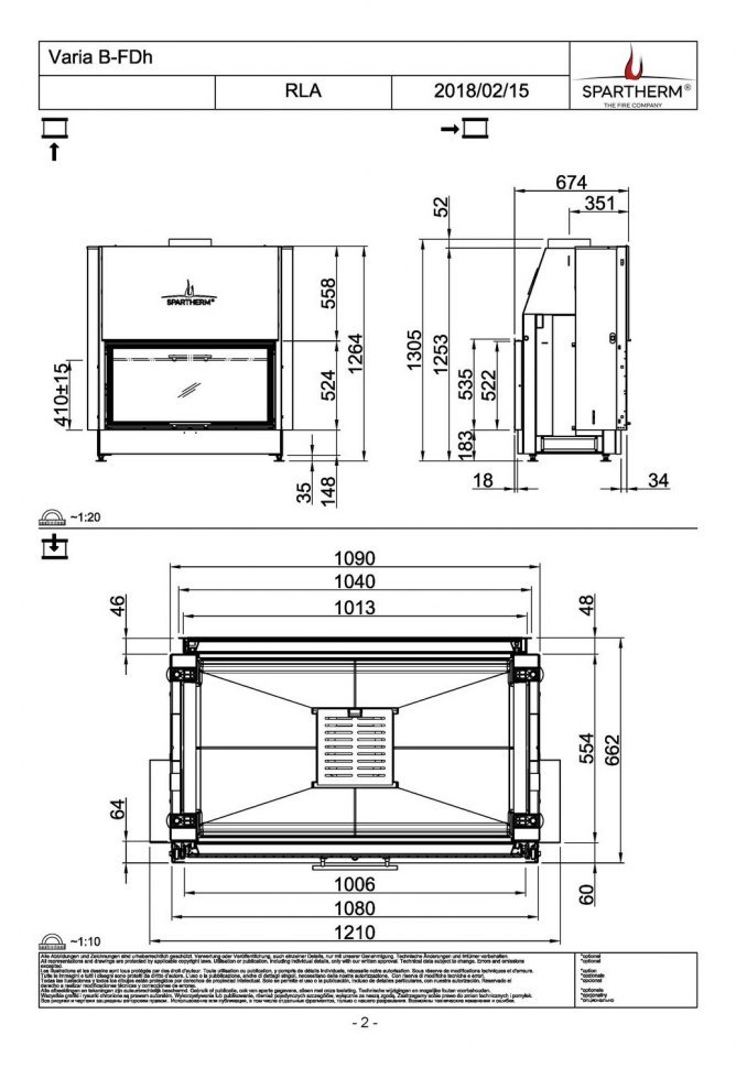 Каминная топка Spartherm Varia B-FDh 4S