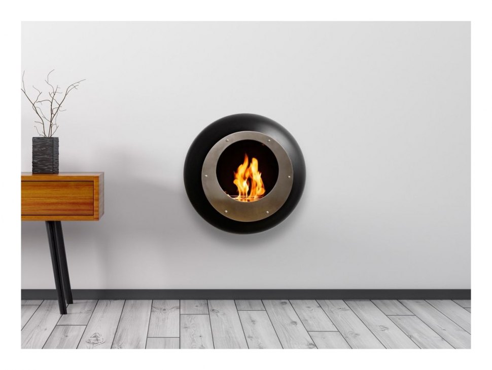 Биокамин Cocoon Fires настенный Vellum Black