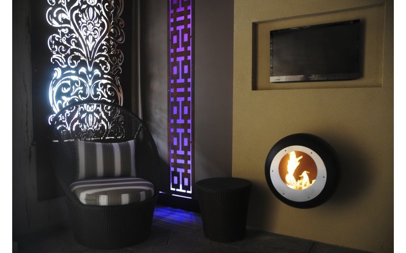 Биокамин Cocoon Fires настенный Vellum Black