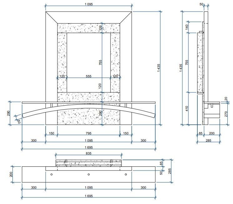 Каминная облицовка Sunhill Studio 1