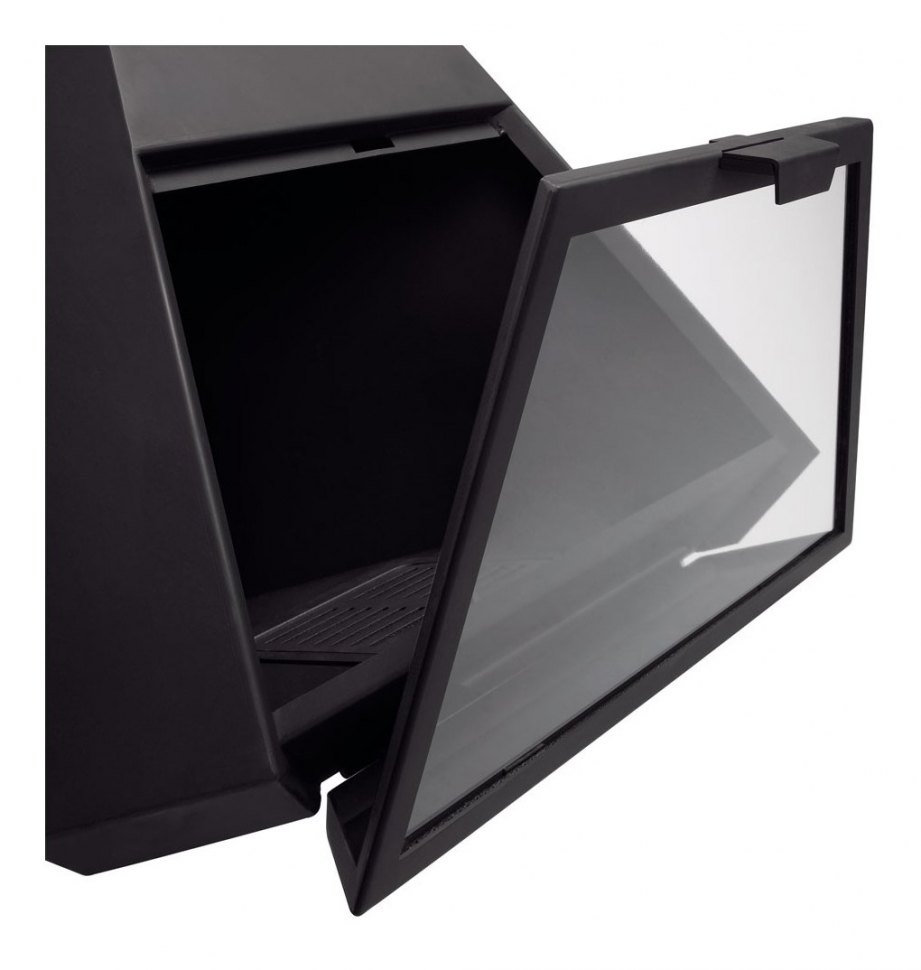 Камин ARION FRONTAL, со стеклом, чёрный (Traforart)