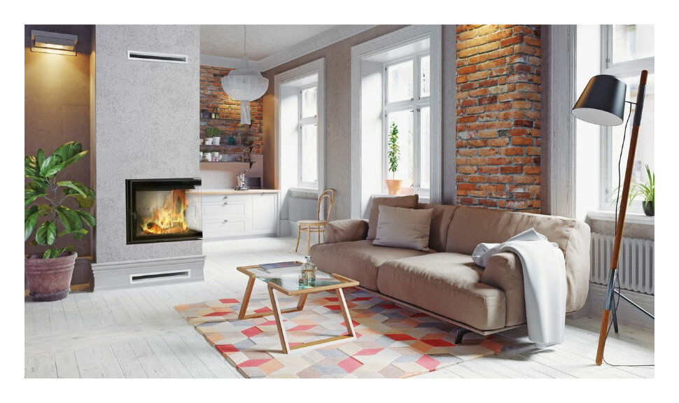 Каминная топка Kratki Lucy 14 SLIM P BS