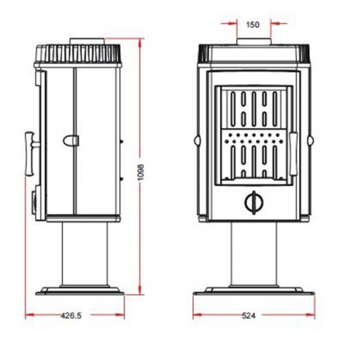 Чугунная печь камин Invicta Mairy