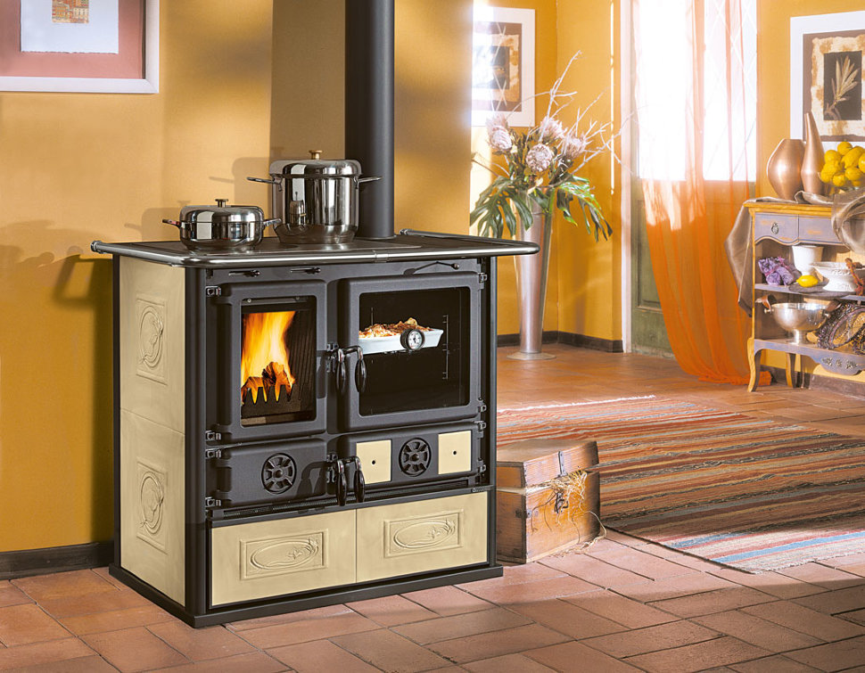 Чугунная отопительно варочная печь La Nordica Rosa Liberty