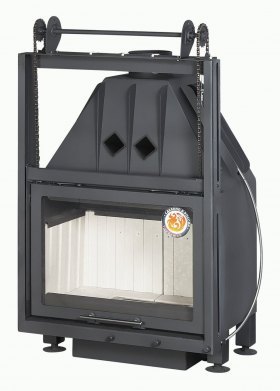 Каминная топка Экокамин Альфа 700 K (контргруз)