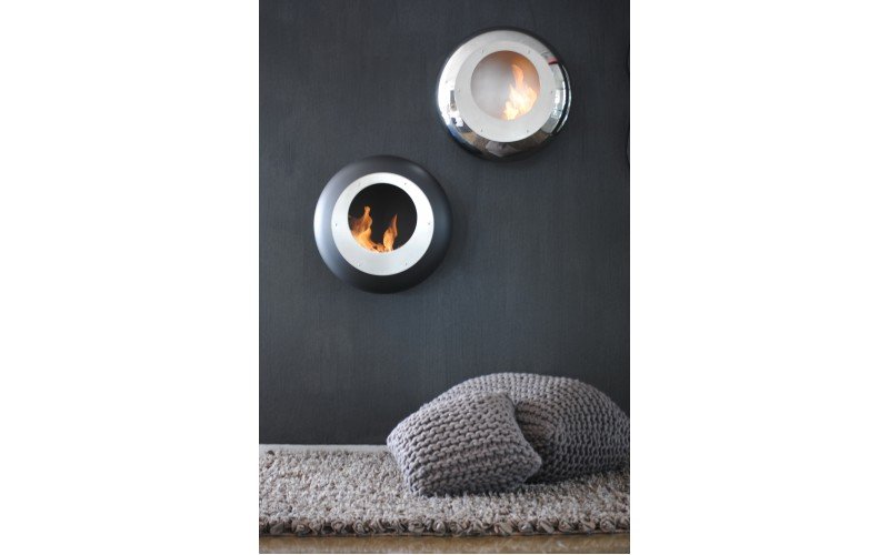 Биокамин Cocoon Fires настенный Vellum Stainless Steel