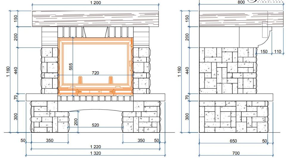 Каминная облицовка Sunhill Nica