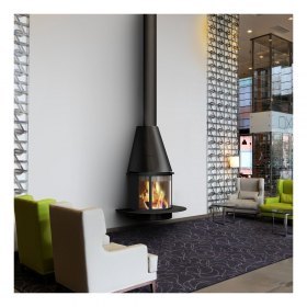 Камин ARLET FRONTAL, подвесной, чёрный (Traforart)