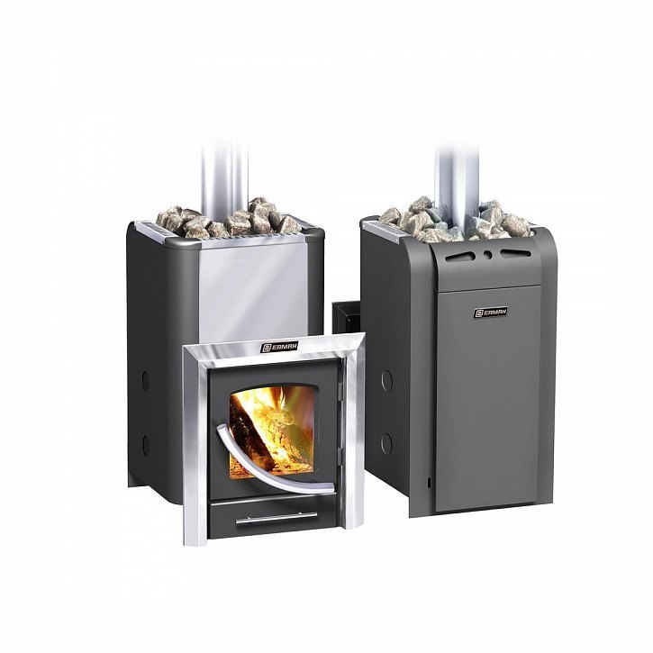 Дровяная печь для бани Ермак-Элит 20 ПС (2012)