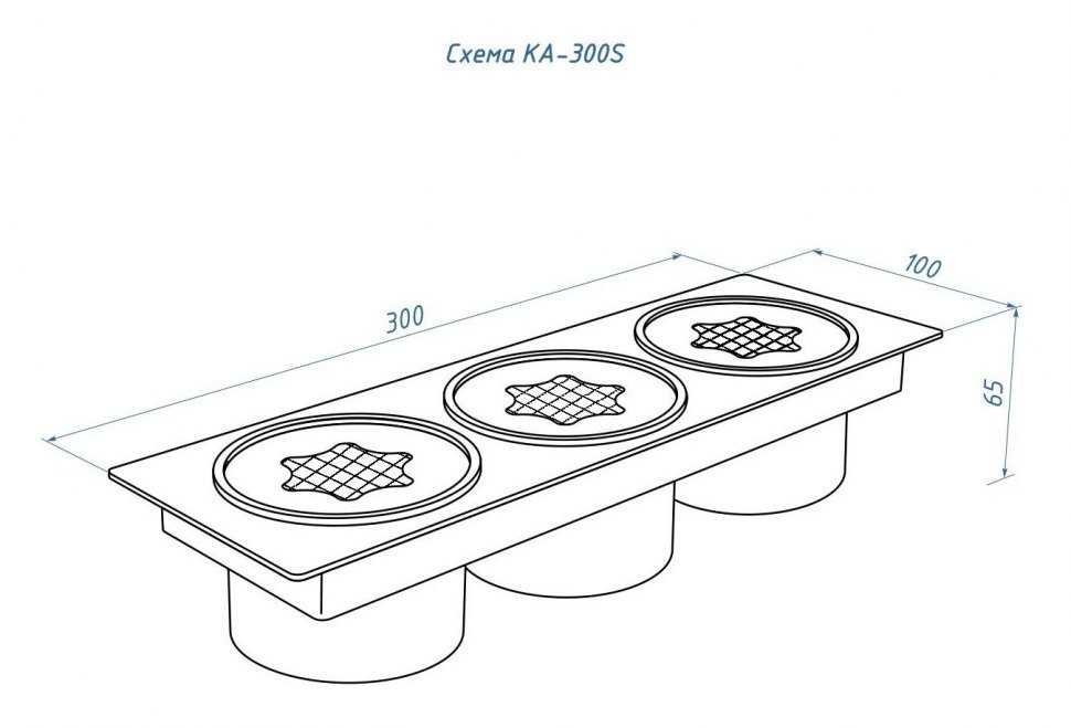 Топливный блок Lux Fire D85-300S