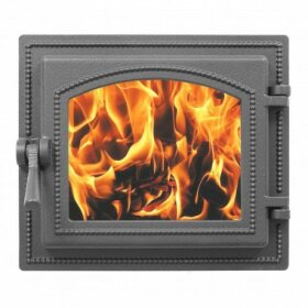 Дверка каминная Везувий 260 (крашенная)