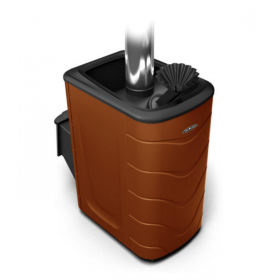 Дровяная печь для бани TMF Гейзер 2014 Inox ДА ЗК терракота