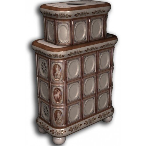 Каминная облицовка КимрПечь Медальон центральная двухъярусная Модерн