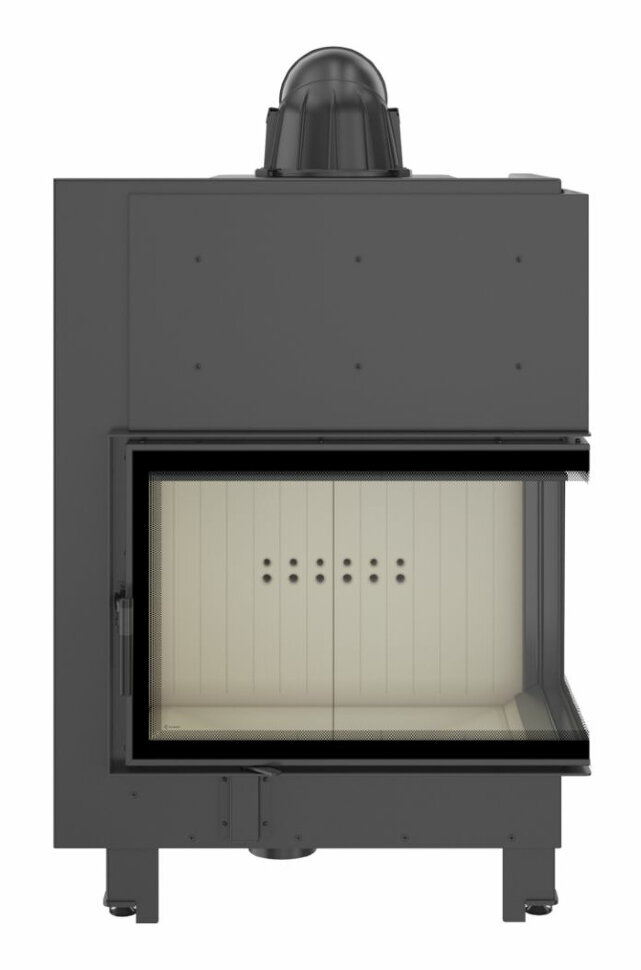 Каминная топка Kratki MBA P/BS (угловое стекло справа)