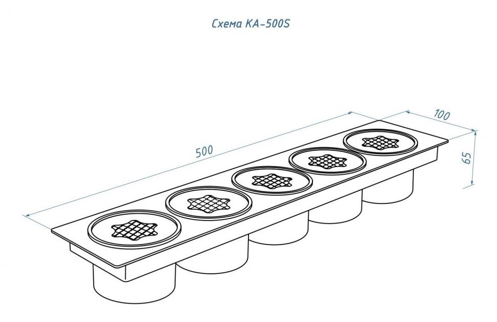 Топливный блок Lux Fire D85-500S
