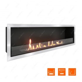 Биокамин в нишу SteelHeat LEADER-SH 1000 Small (Стекло)