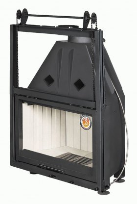 Каминная топка Экокамин Альфа 800 K (контргруз)