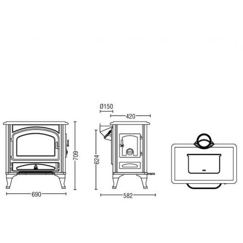 Печь отопительная Austroflamm Wien