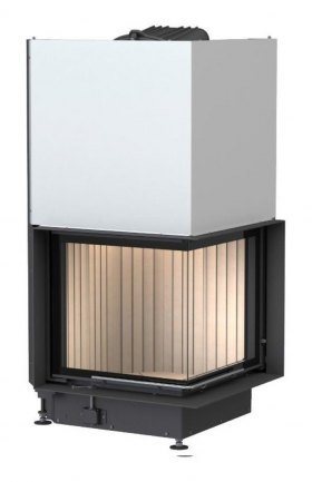 Каминная топка Brunner Eck-Kamine 51/52/52 вертикальное открытие (с подъемом)