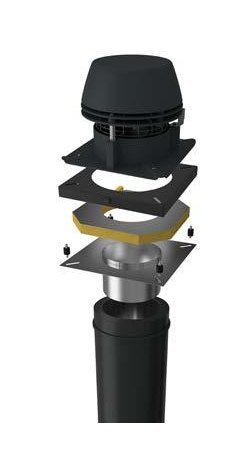 Дымосос Exodraft RS012-4-1 (горизонтальный выброс)