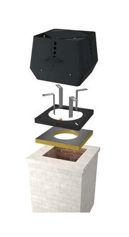 Дымосос Exodraft RS012-4-1 (горизонтальный выброс)