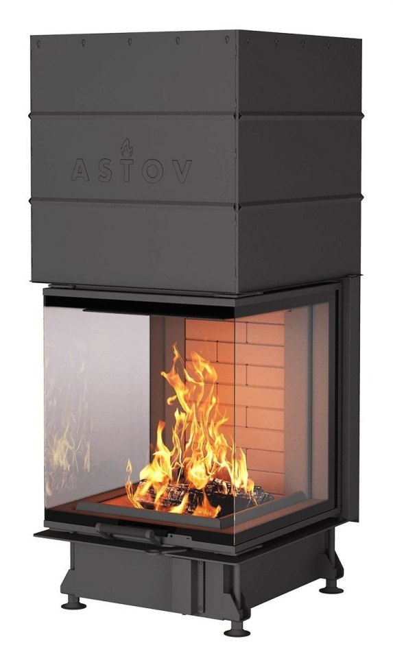 Каминная топка АСТОВ П3С 5357 темная керамика