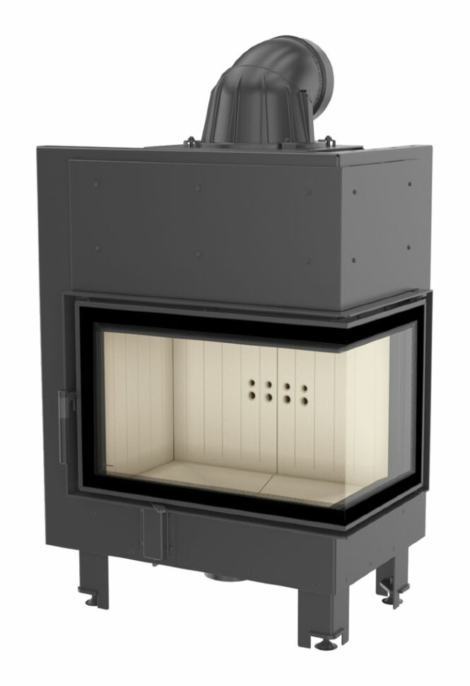 Каминная топка Kratki MBM 10 P/BS/SG (гнутое стекло)
