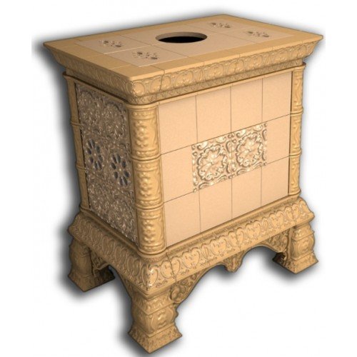 Каминная облицовка КимрПечь Кострома центральная Ваниль