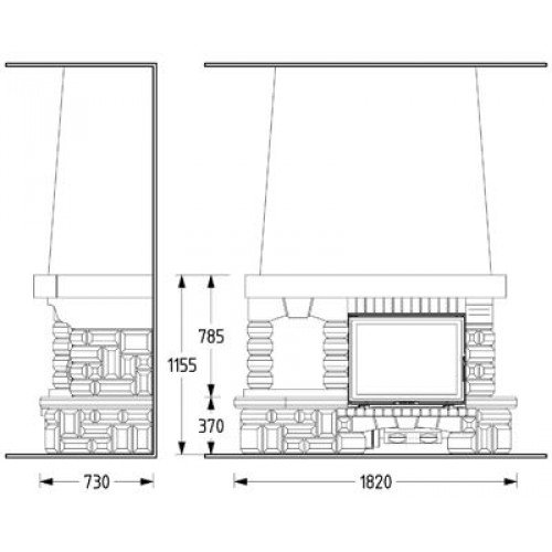 Каминная облицовка Supra Belmont